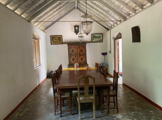 well-cultivated land with Walawwa-style house for sale in Nittambuwa